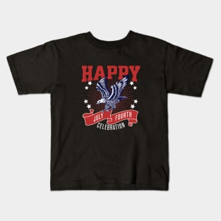 Happy July Fourth Celebration Kids T-Shirt